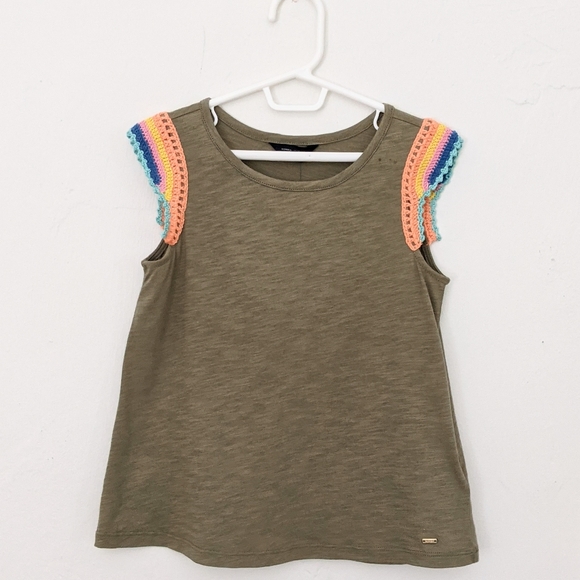 Tommy Hilfiger Other - Girls Tommy Hilfiger Crochet Top NWT 6 / 7